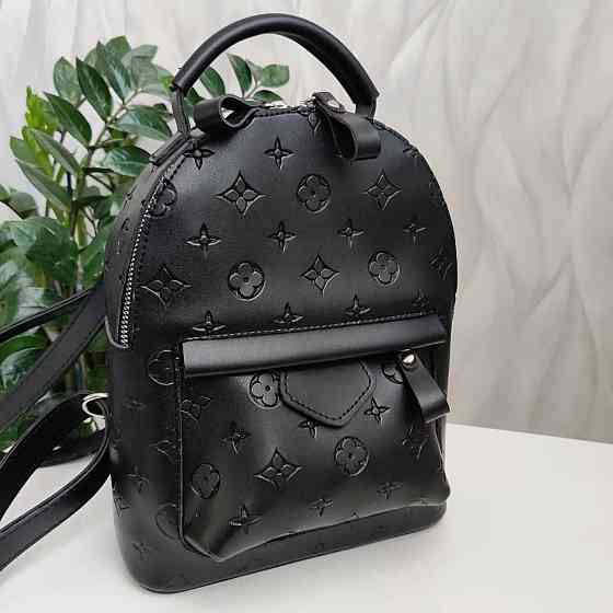 Жіночий рюкзак класичний брендовий. Жіночий маленький брендовий рюкзак Чорний 816 Київ