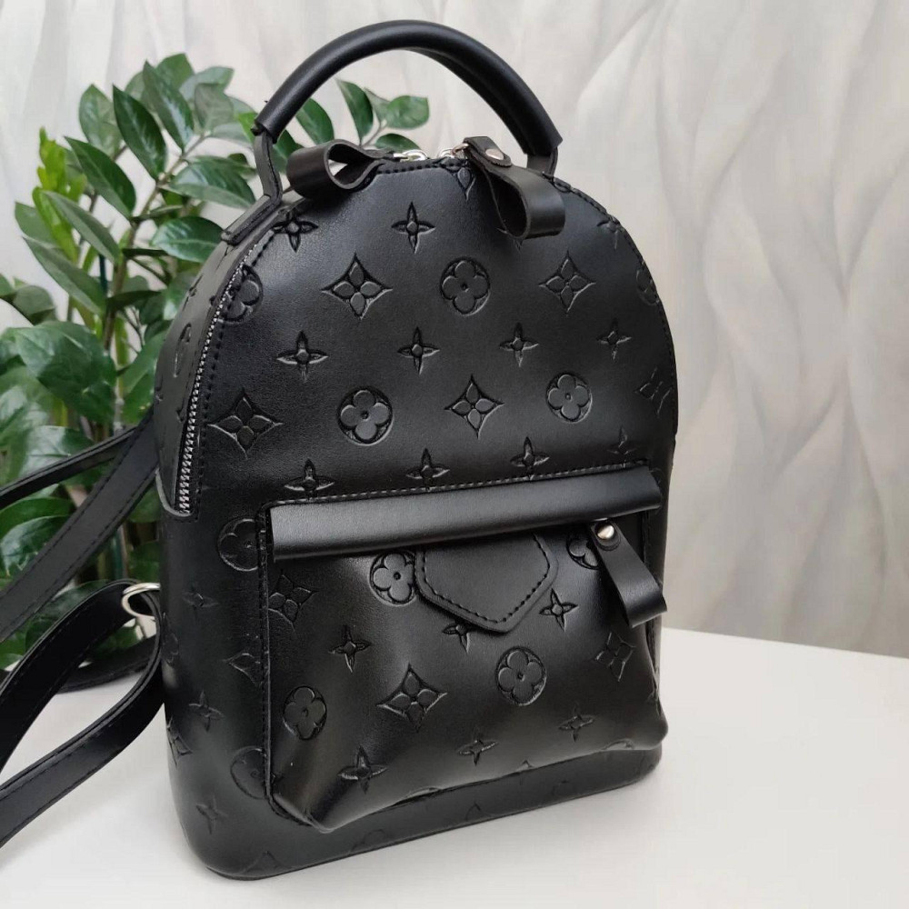 Женский рюкзак классический брендовый. Женский маленький брендовый рюкзак Черный 816 Киев - изображение 2