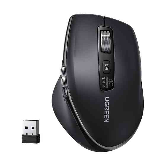 Маніпулятор миша бездротова UGREEN M751 Multi-mode Wireless Mouse Black Одеса