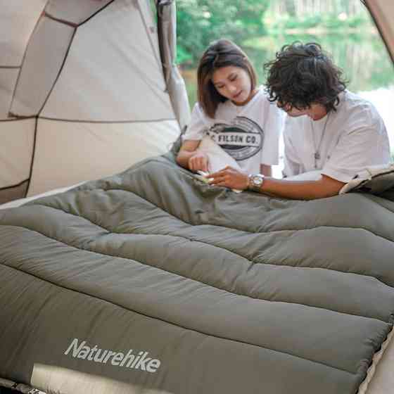 Спальник з капюшоном Naturehike LD350 CNK2300SD016, темно-зелений Київ