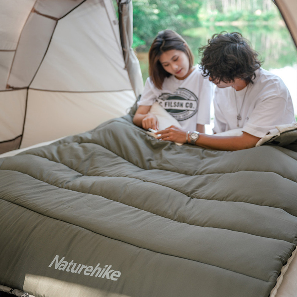 Спальник з капюшоном Naturehike LD350 CNK2300SD016, темно-зелений Київ - фото 5