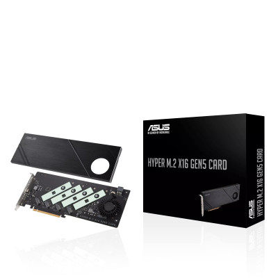 Плата расширения ASUS Hyper M.2 X16 PCIe 5.0 Expansion Card GEN 5 (90MC0CY0-M0EAY0) Винница - изображение 8