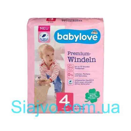 Підгузки преміум-класу babylove premium-winden maxi "4", 3-6кг, 42 шт. (Німеччина) Львів