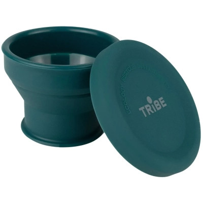Чашка туристическая Tribe Collapsible Shot 90 мл з кришкою, ocean (T-FF-0030-ocean) Винница - изображение 1