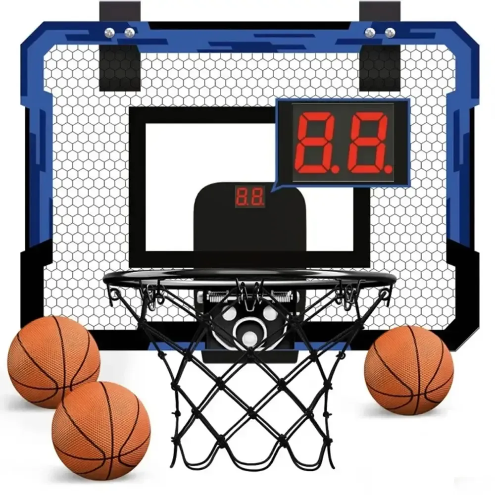 Баскетбольное кольцо с электронным табло / Детский набор для баскетбола Мяч и Щит с кольцом со звуковыми эффектами Коломыя - изображение 1