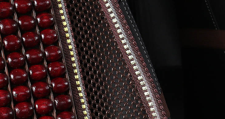 Массажер на сиденье  упор под спину + деревянные косточки, накидка массажная Кременчуг - изображение 4