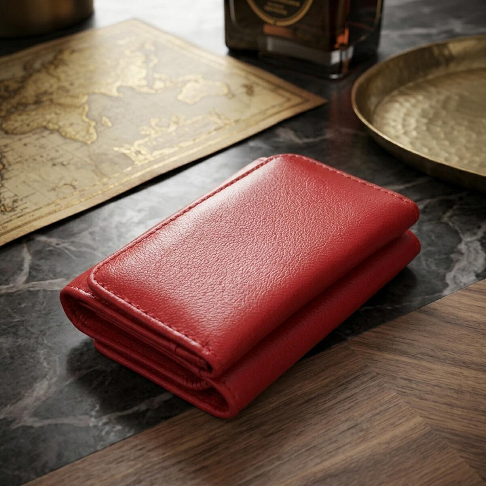 Женский кошелек горизонтального формату из натуральной кожи ST Leather 22721 Красный Киев - изображение 14