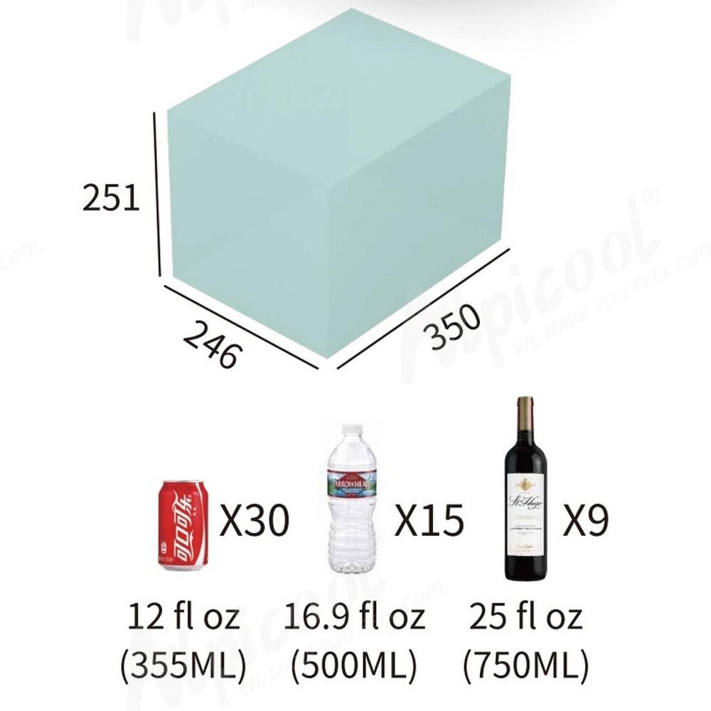 Компрессорный автохолодильник Alpicool KL19 (21 литр). До -20 ℃. Питание 12, 24, 220 вольт Киев - изображение 3