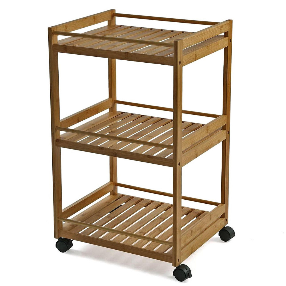 Етажерка для ванної на коліщатах "Елетон" сієна Миколаїв - фото 1