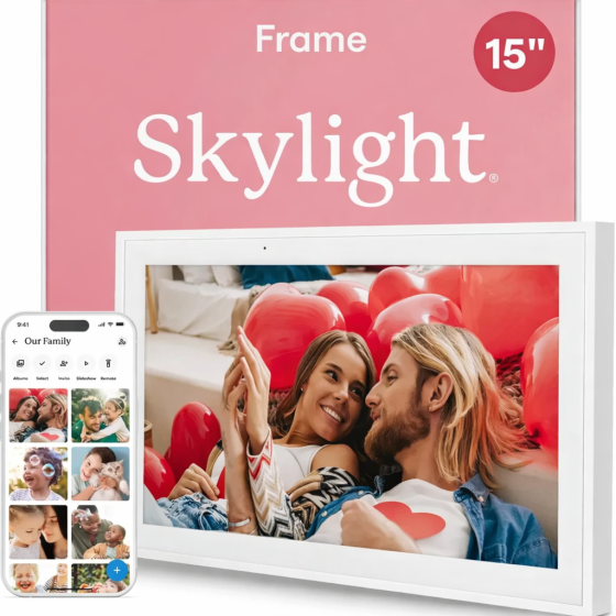 Цифровая фоторамка Skylight: 15-дюймовый Wi-Fi с возможностью загрузки с телефона, сенсорный экран цифровой фоторамки Киев