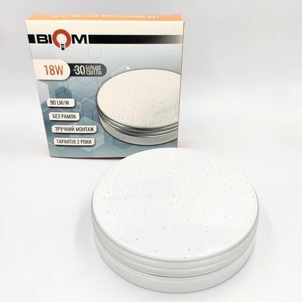 Светильник Biom BYR-02-18-5 5000K 18W круглый декор Харьков - изображение 1