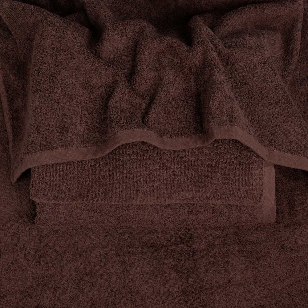 Набір махрових рушників 3шт GM Textile 50х90см, 50х90см, 70х140см 400г / м2 (Коричневий) Суми - фото 6