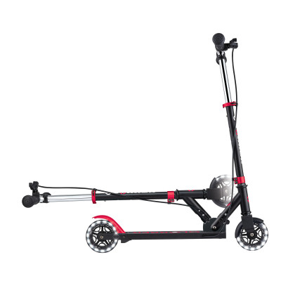 Самокат Globber Flow Element Junior Lights LED,, чорно-червоний (729-102) Вінниця - фото 3