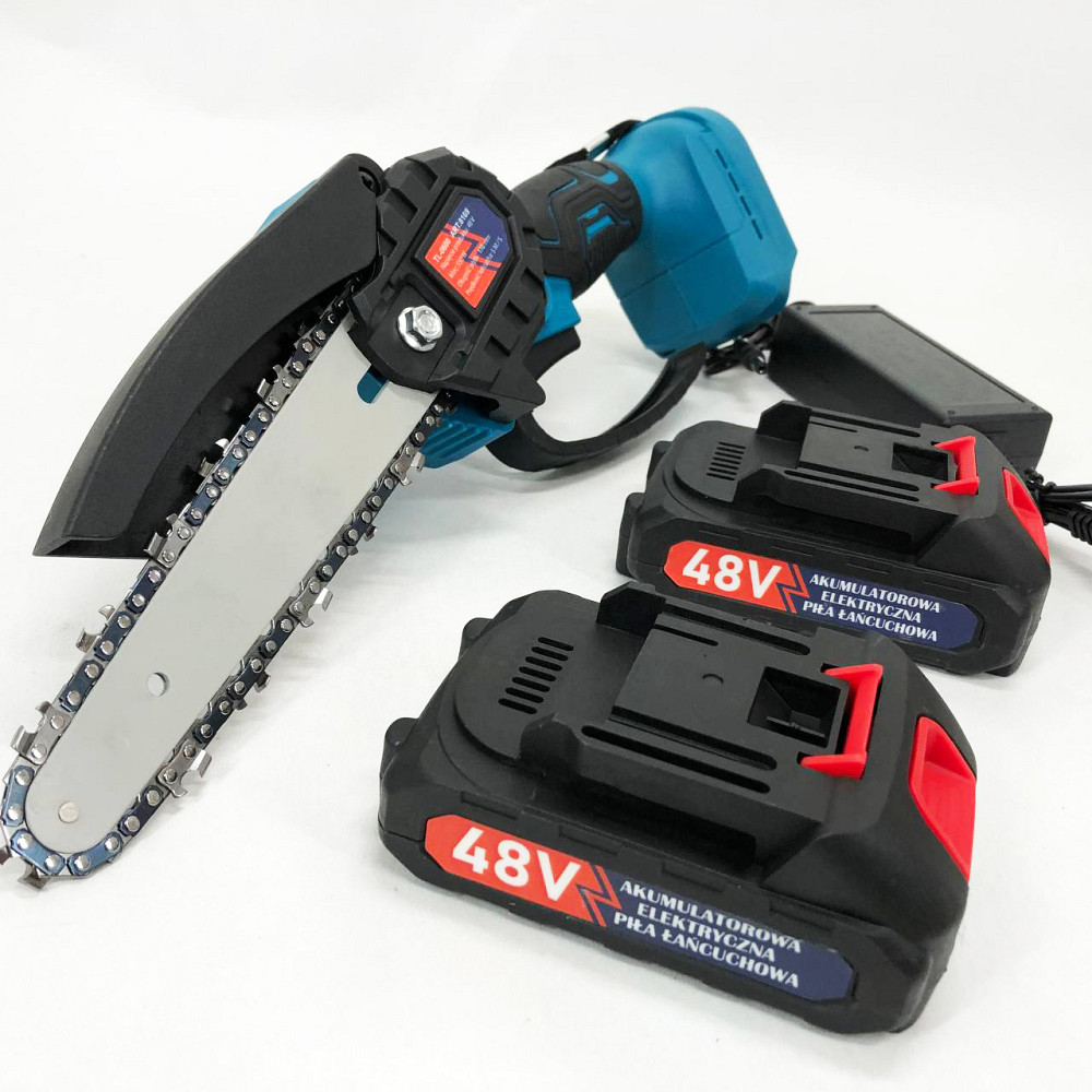 Цепная пила для дачи, Качественная мини-пила цепная Электропила на аккумуляторе для сада MD-87 Львов - изображение 9