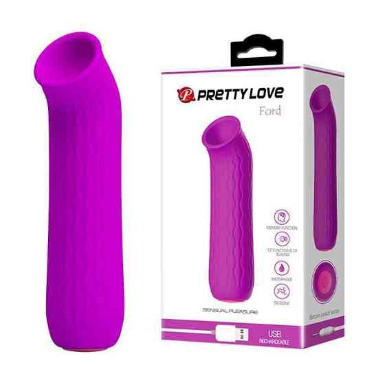 Вакуумный стимулятор PRETTY LOVE FORD фиолетовый, 11.6 х 2.7 см Sex Aura Киев