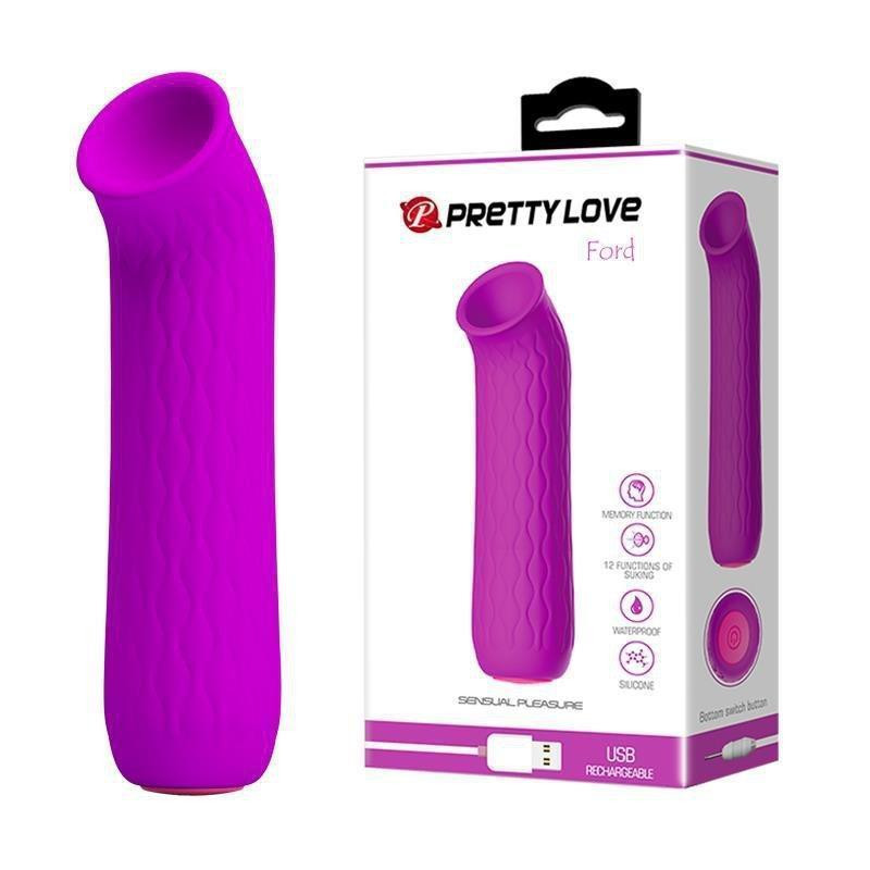 Вакуумный стимулятор PRETTY LOVE FORD фиолетовый, 11.6 х 2.7 см Sex Aura Киев - изображение 1