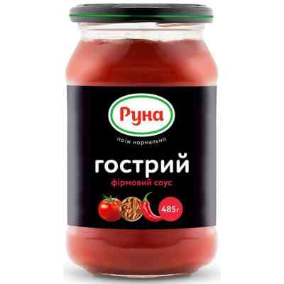 Соус Руна Гострий фірмовий 485 г (4820015943170) Вінниця