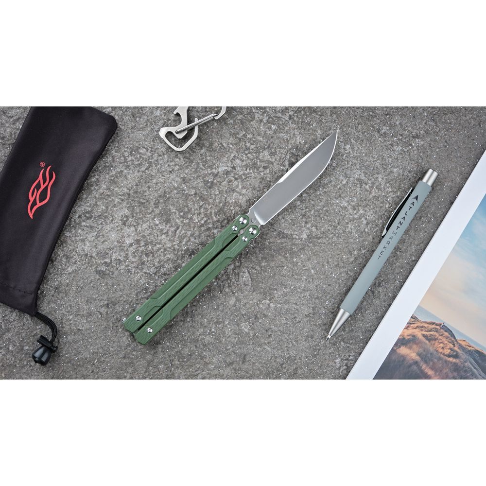 Нiж-метелик (балiсонг) Ganzo G766-GR Киев - изображение 8