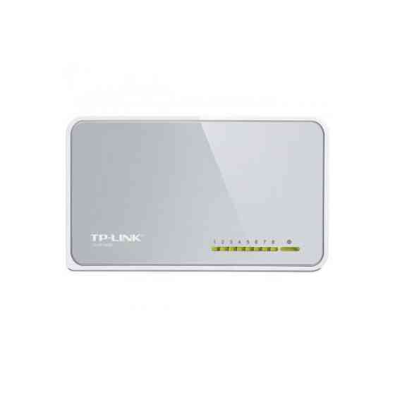 Комутатор TP-Link TL-SF1008D, 8-port 10/100M mini Desktop Switch, 8 10/100M RJ45 ports, Plastic case Киев