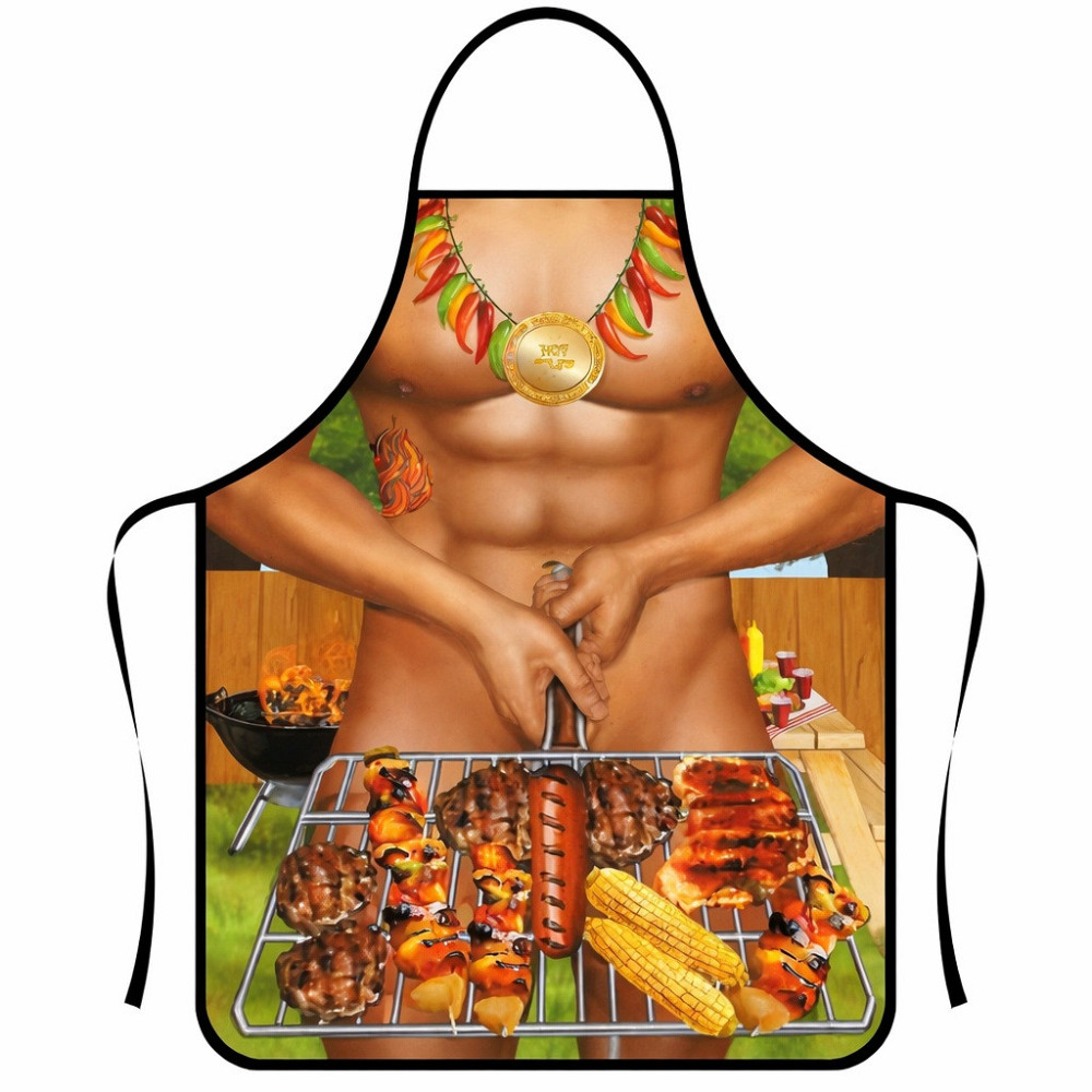 Фартук с приколом для мужчин На мангале 73 на 57 см разноцветный Киев - изображение 2