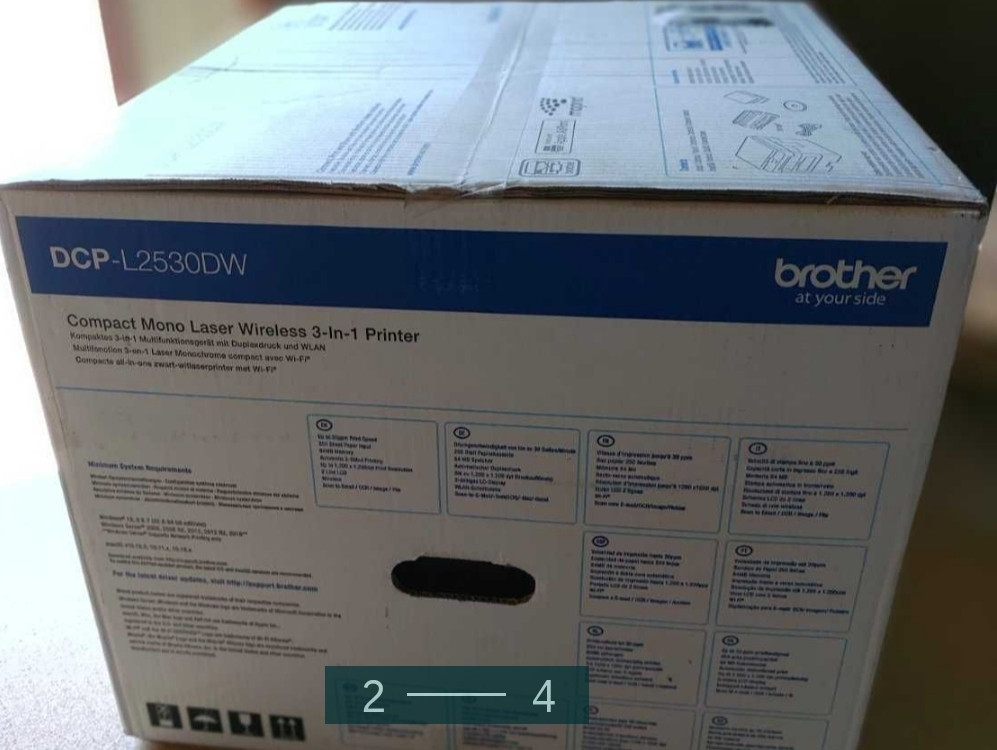 Принтер: Лазерний БФП ч/б А4, Brother DCP — L2530DW, Black. Київ - фото 4
