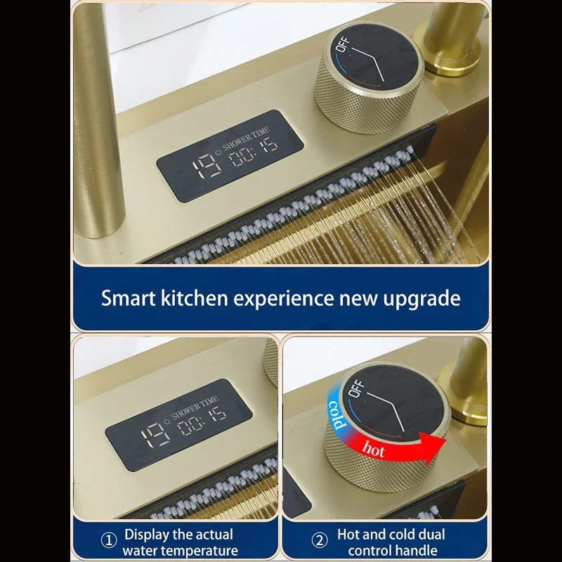 Кухонна раковина водоспад Willda, кухонна мийка водоспад ручної роботи 75х46х22 (234081521) Київ - фото 2