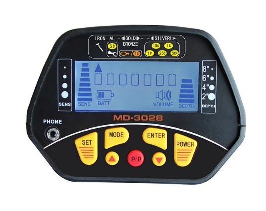 Підземний металошукач MD-3028 металодетектор Висока чутливість РК-дисплей Вінниця - фото 11