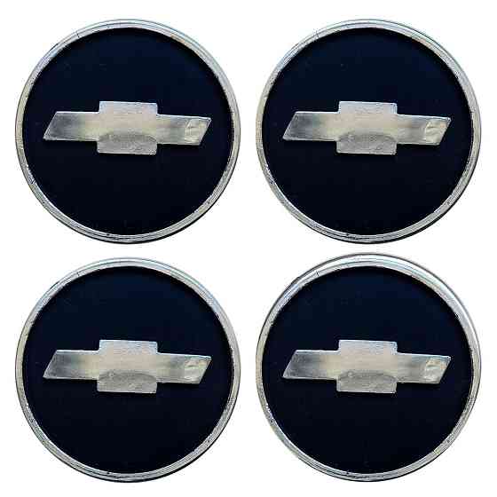 Ковпачки (заглушки) на диски Chevrolet 60/55мм чорний 4шт Винница