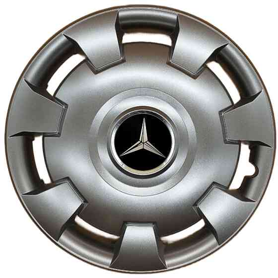 Автомобільні модельні ковпаки R13 Mercedes-Benz 111 4шт, SJS, сріблясті Київ