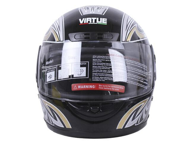Шолом мотоциклетний інтеграці MD-А105 (чорно-золотий, size L) Мукачево - фото 4