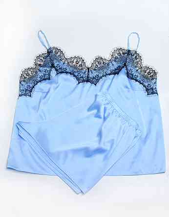 Шовкова піжама жіноча Блакитний XS Харків