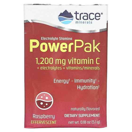 Электролиты Trace Minerals Research Electrolyte Stamina Power Pak 30 пак малина Киев