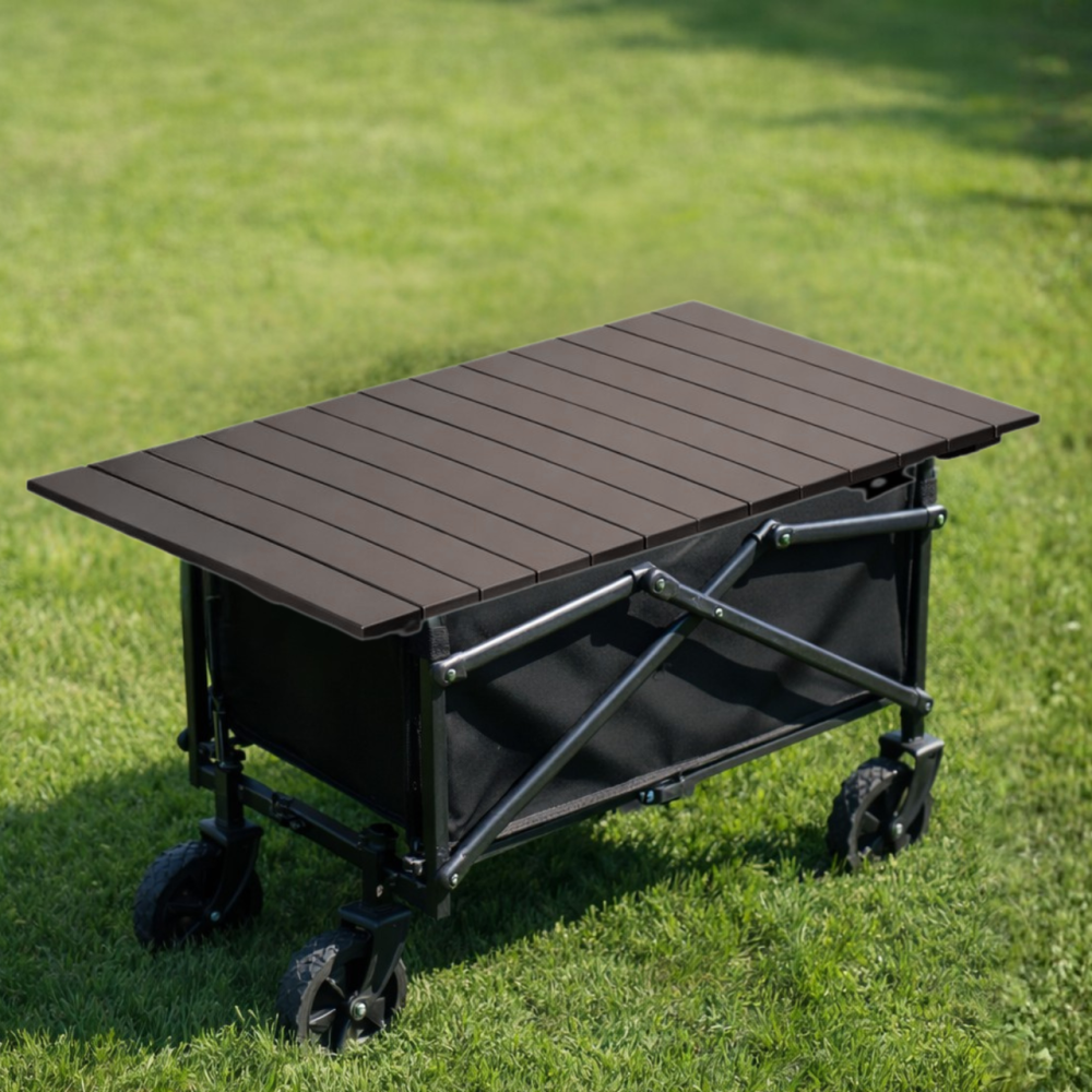 Набір візок зі стільницею 78х45см складні для кемпінгу перевезення речей, багатоцільовий об'єм 48 л для походів на природу Кам'янець-Подільський - фото 12