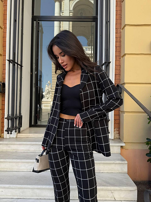 Женский стильный деловой костюм из костюмки Одесса - изображение 7