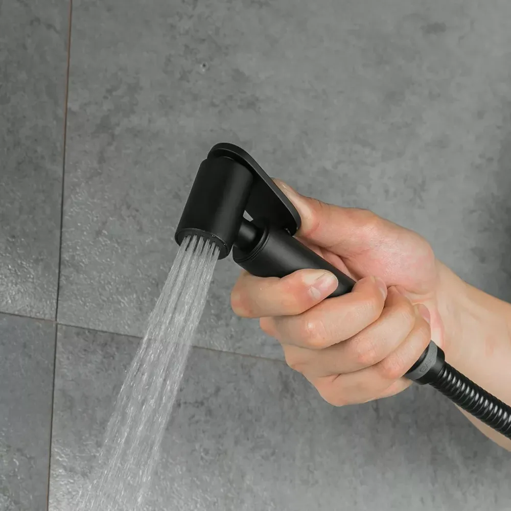 Гігієнічний душ із змішувачем GAPPO G2003-6 чорний/хром Київ - фото 4