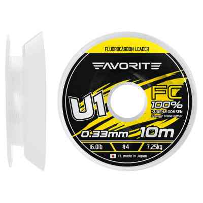 Флюорокарбон Favorite U1 FC 10m 4.0/0.33mm 16.0lb/7.25kg (1693.11.83) Винница
