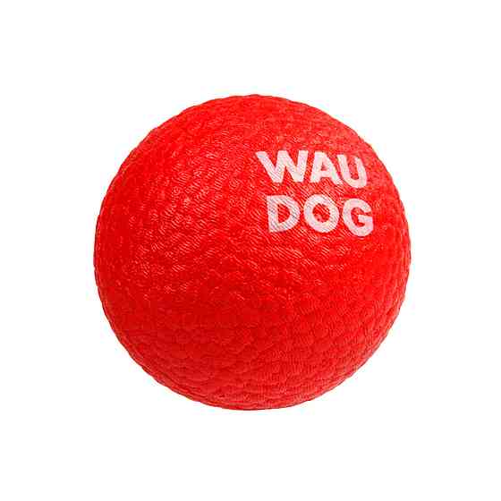 Игрушка для собак WAUDOG Fun Red Ball, вспененный термопластичный полиуретан, 70 мм. Киев