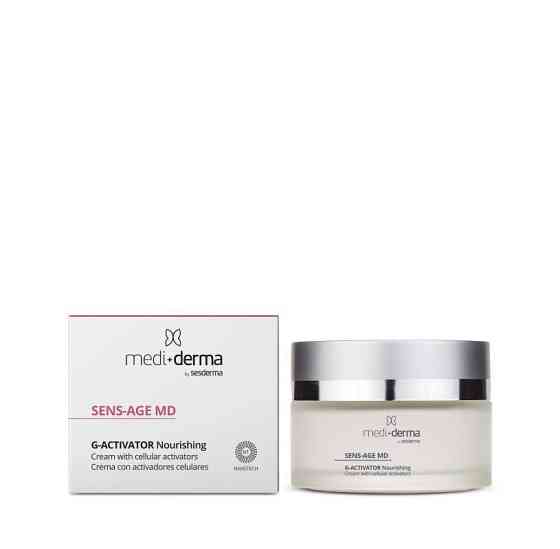 Живильний антивіковий крем для обличчя Mediderma G Activator Nourishing Facial Cream Sens-Age MD 50 мл Дніпро