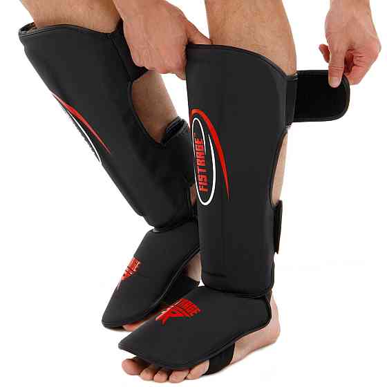 Защита голени и стопы для единоборств FISTRAGE VL-4152 размер S-XL цвета в ассорт. Защита для боевых искусств Киев