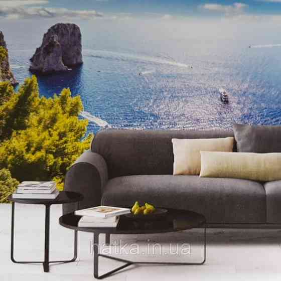 Шпалери вінілові на флізелін розширюють простір вид на море, гори Київ