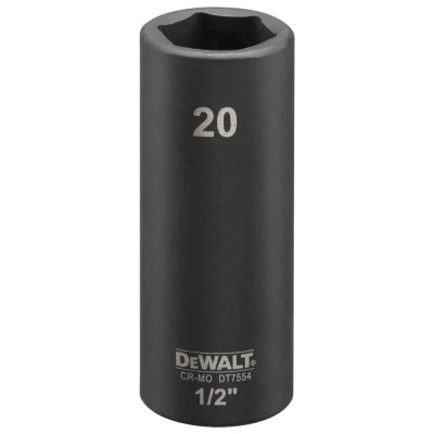 Головка торцевая DeWALT IMPACT ударная длинная, 1/2 х 20 мм (DT7554) Винница - изображение 1