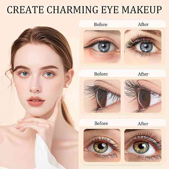 Електричні щипці для вій ZIOU BT-HEC01-WH Білий підігрів LED дисплей 4 режими USB-C гребінець 10с 24H стійкість захист від Київ