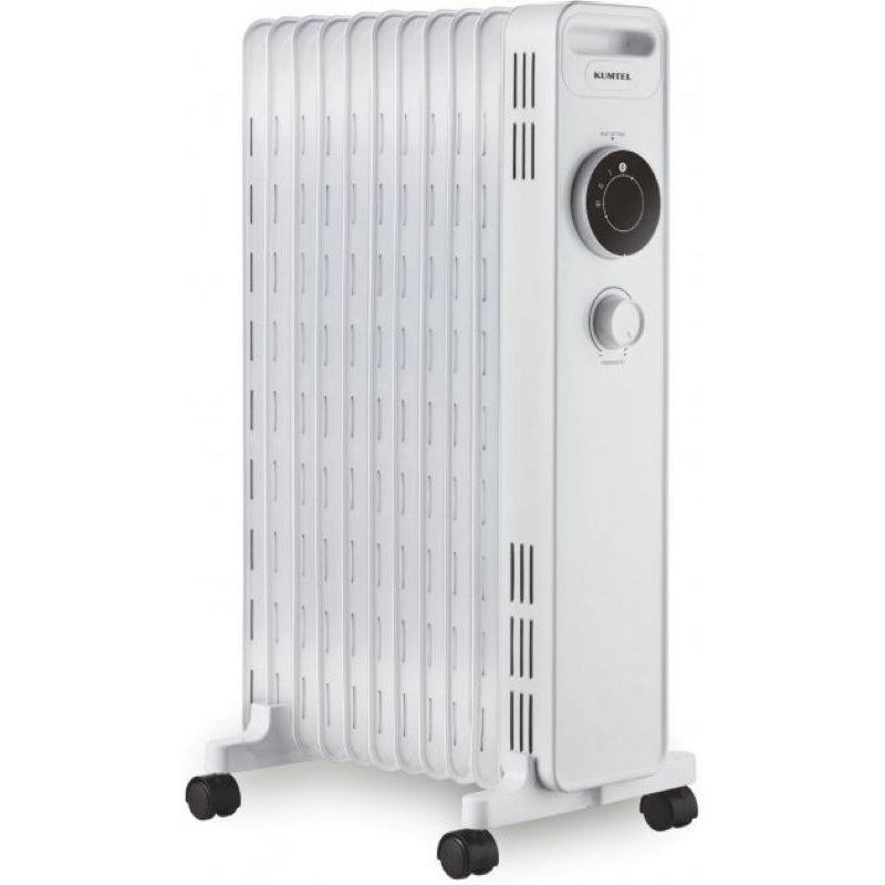 Обогреватель масляный на 11 секций 2300 Вт Luxell LUX-1230S белый Киев - изображение 1