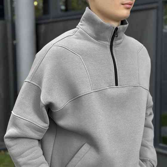 Сталевий спортивний костюм для чоловіків. Комплект осінь зима Pobedov Grand ЗИМА Київ