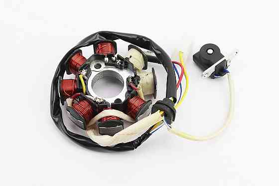 Статор магнето (генератора) (8 котушок роз'єм "мама 2 + 2") висота 31мм Київ