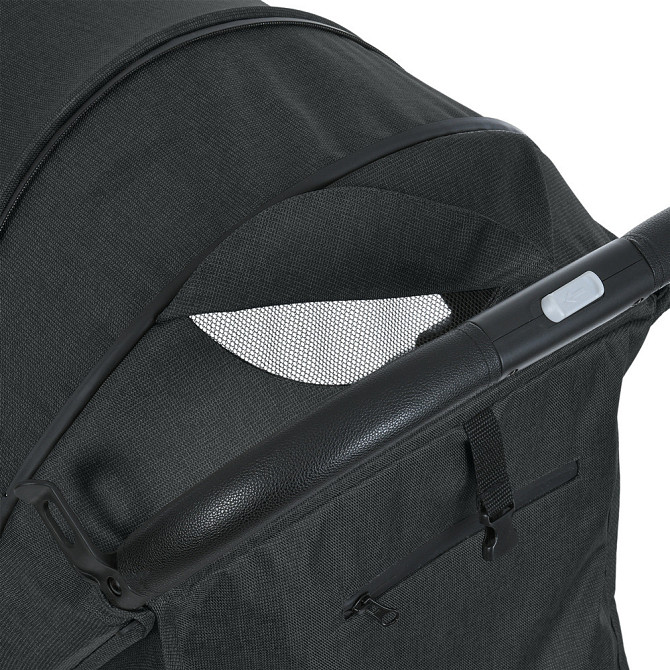 Коляска дитяча FLASH Almost Black прогулянкова з чохлом на ніжки Чорна (M 5727-1) Чернігів - фото 8