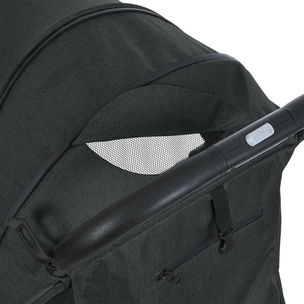 Коляска дитяча FLASH Almost Black прогулянкова з чохлом на ніжки Чорна (M 5727-1) Чернигов - изображение 8