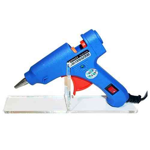 Підставка для клейового пістолета 20 Вт акрилова прозора підставка тримач для термопістолета 7 мм компактний стенд Київ