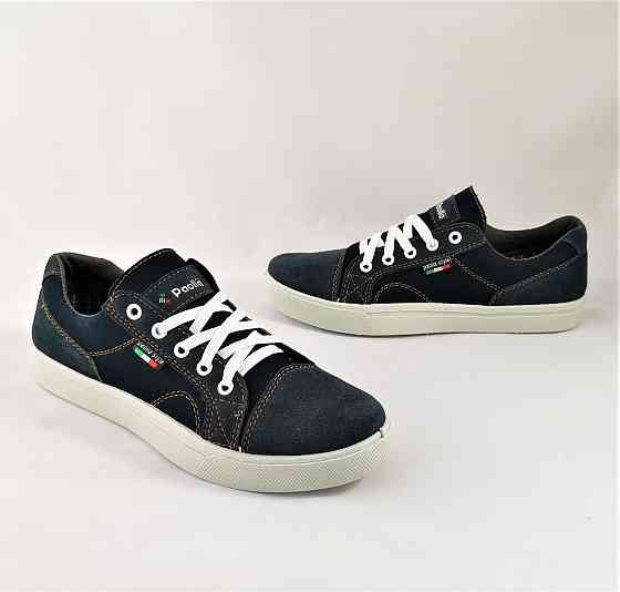 Чоловічі Кросівки Кеди Мокасини Сині (розміри: 40,41) Дніпро