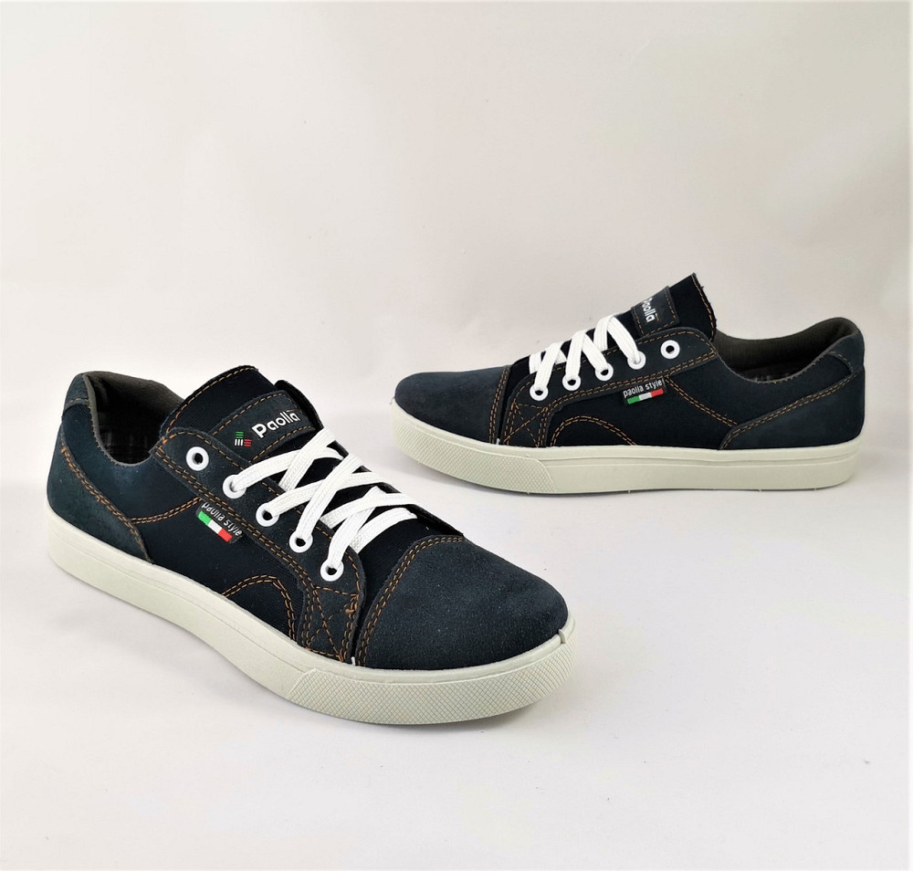 Чоловічі Кросівки Кеди Мокасини Сині (розміри: 40,41) Дніпро - фото 6